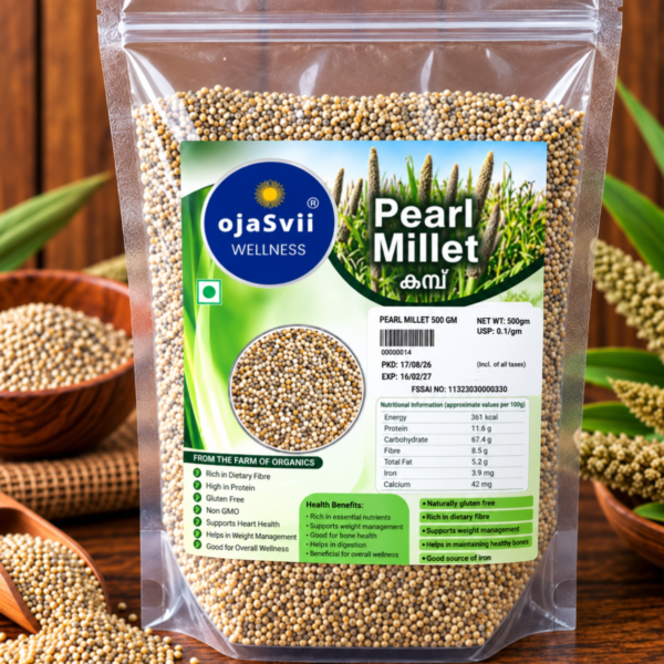 Pearl Millet (കമ്പം / Bajra ) 500gm