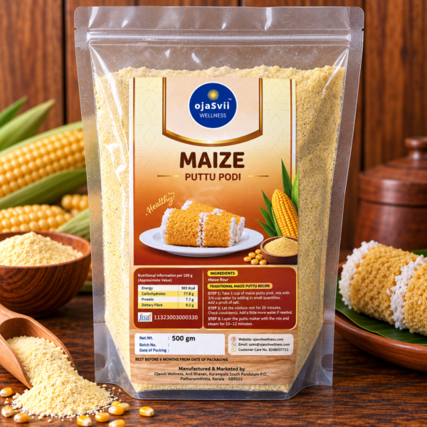Steamed Maize ( ച്ചോളം) Puttu Podi 500gm