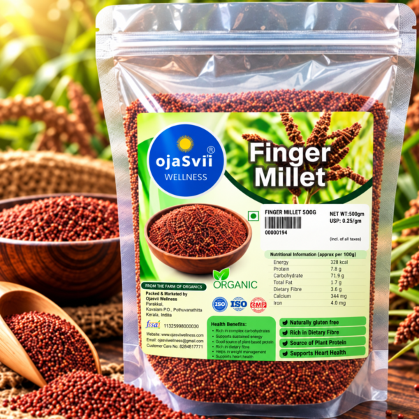Finger Millet (പാഞ്ചി പുല്ലു / Ragi ) 500gm