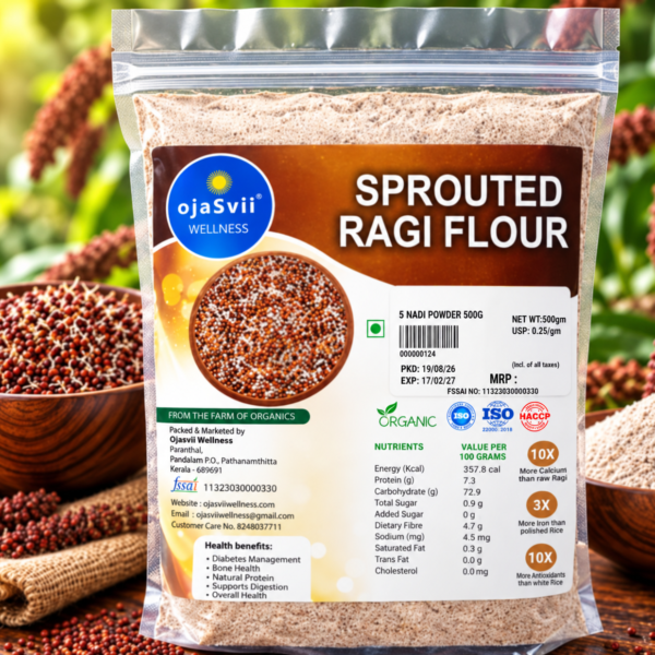 Sprouted Ragi Flour 500gm