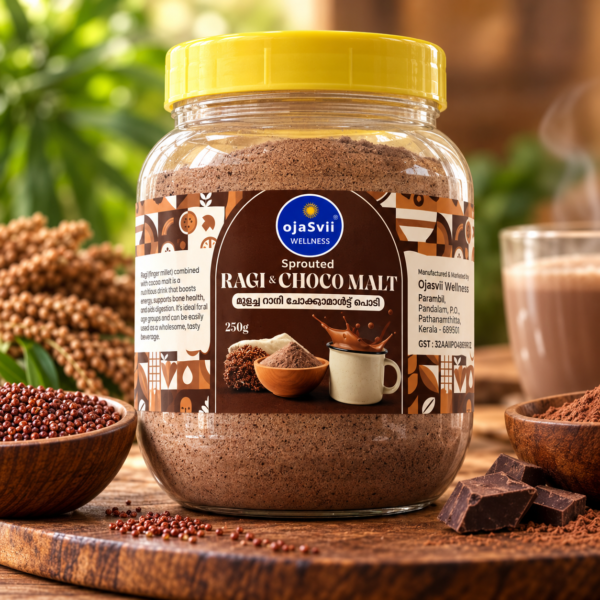 Sprouted Ragi with Choco Malt 250gm