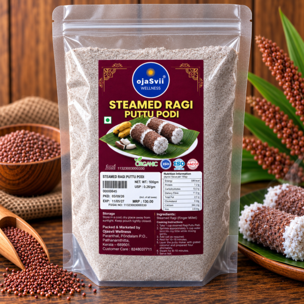 Steamed Ragi Puttu Podi 500gm